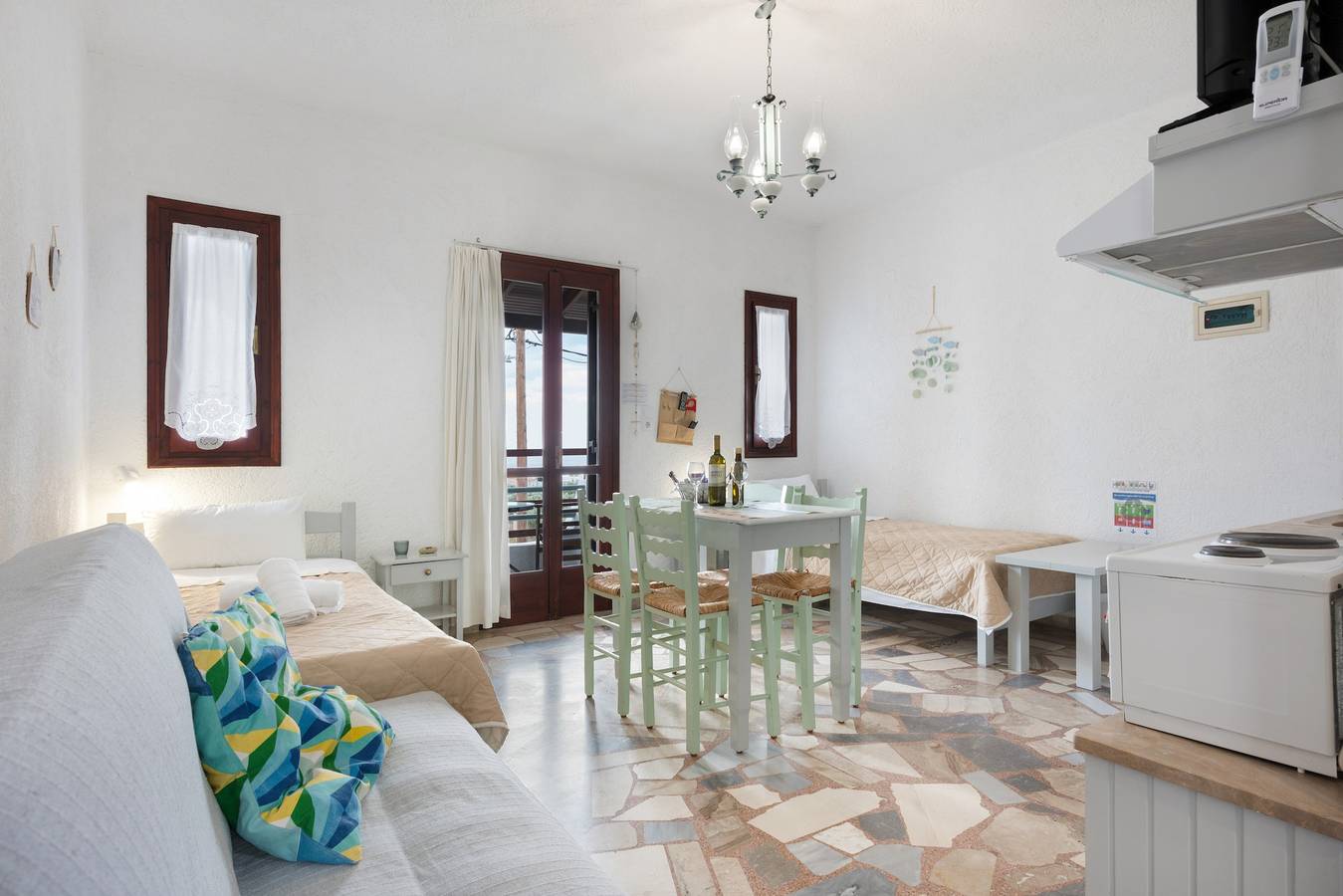 Ferienwohnung in einem Hotel 'mit Meerblick-Creta' mit Meerblick, Wlan und Klimaanlage in Ferma, Lasithi