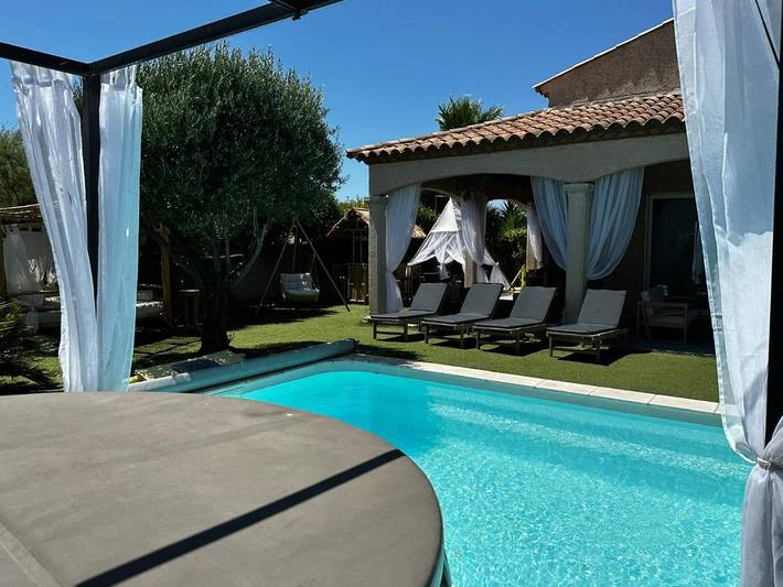 Gîte pour 4 personnes, avec jardin ainsi que piscine et vue à Gigean - 4