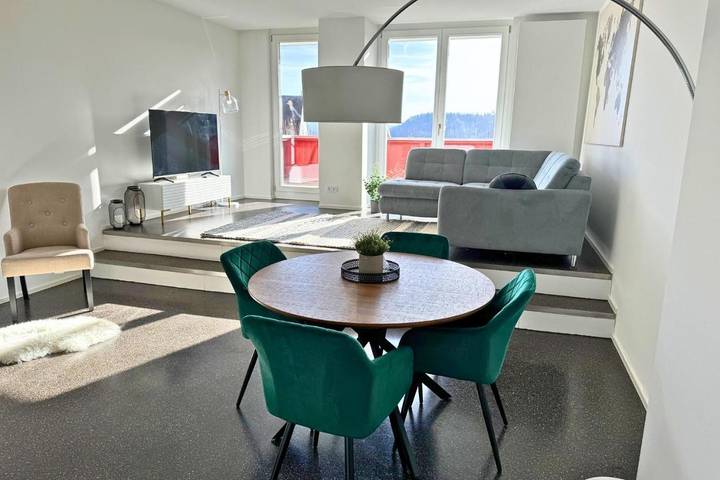 Appartement de vacances pour 5 personnes, avec vue et terrasse