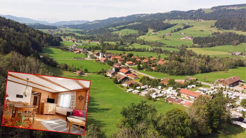 Ferienwohnung für 6 Personen, mit Garten in Oberstaufen