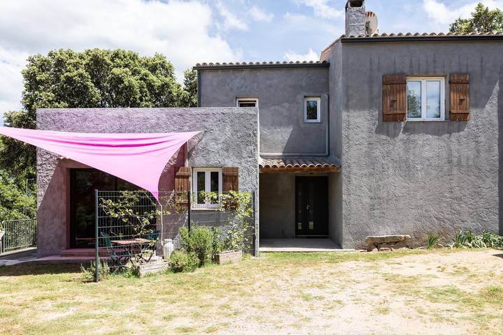 Ferienhaus „Gîte Alcido“ mit Meerblick, Wlan und Klimaanlage in Muro (Korsika), Calvi und Umgebung