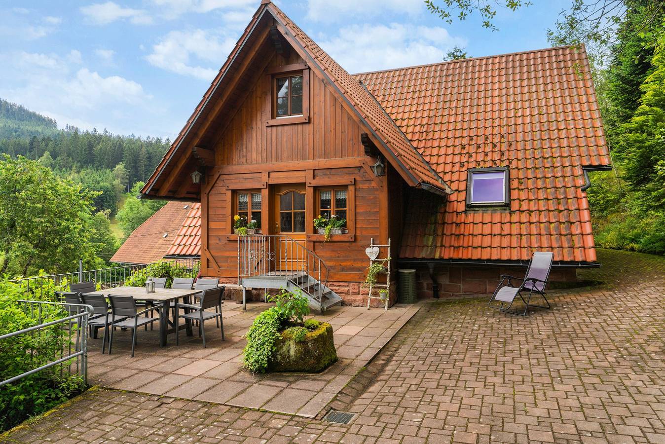 Ferienhaus 'Hexenhäuschen' mit Bergblick, privater Terrasse und Wlan in Wolfach, Mittlerer Schwarzwald