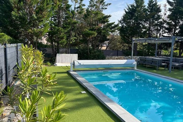 Villa pour 8 personnes, avec jardin et terrasse, animaux acceptés