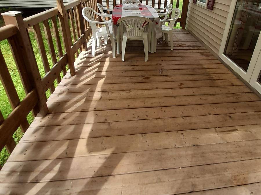 Camping Le Nizour - Mobilheim 6 personen - Schmetterling - 3 Schlafzimmer in Sireuil, Charente