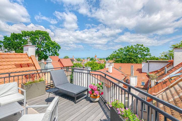Loft dla 8 osób, z widok i balkon w Sopot
