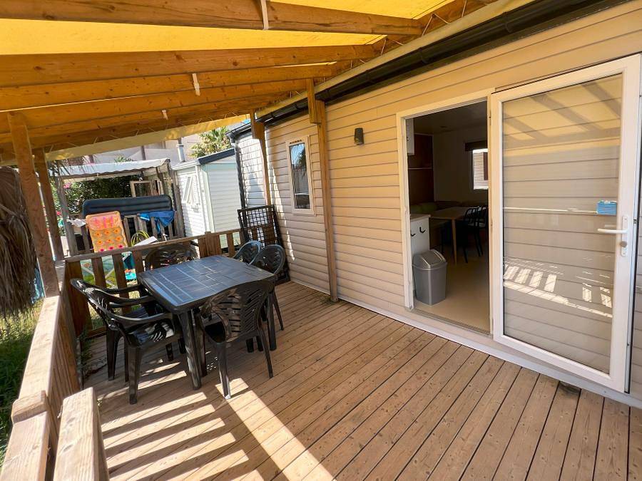 Camping Bleu Marine   - Mobilhome 6 personas - 2 habitaciones - Clim in Sérignan, Côte d'Améthyste