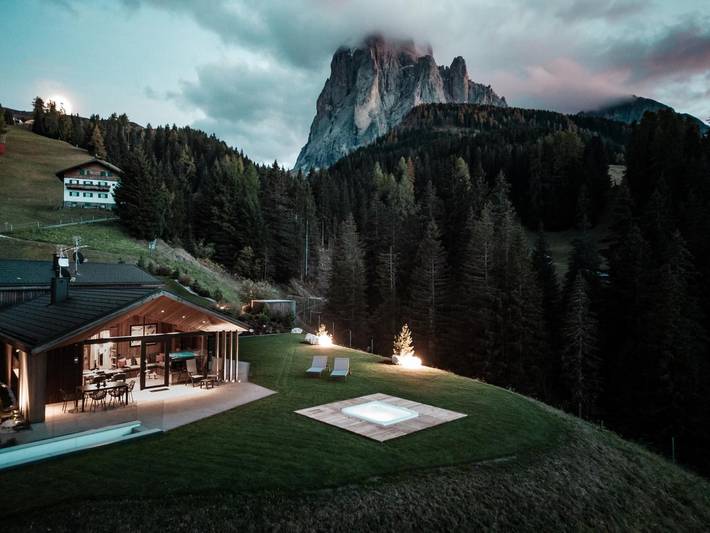 Chalet für 4 Personen, mit Whirlpool und Garten sowie Sauna in Südtirol