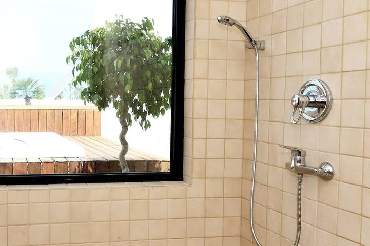 Villa Mirador de Palm-Mar, Außen-Jacuzzi und ein herrlicher Blick auf das Meer in Playa de la Arenita (Arona), Arona