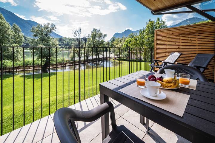 Ferienwohnung für 4 Personen, mit Garten und Sauna sowie Seeblick am Luganersee - 4