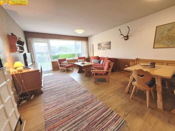 Bungalow für 6 Personen, mit Terrasse und Garten sowie Ausblick in der Steiermark
