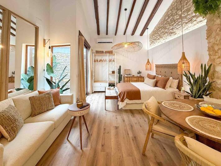 Casa de vacaciones para 3 personas, con jardín en Alicante