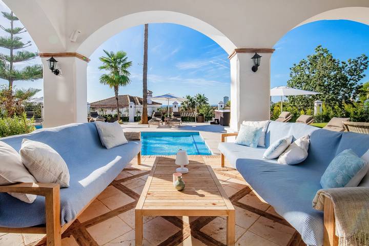 Finca für 12 Personen, mit Ausblick und Garten sowie Terrasse in Marbella - 4