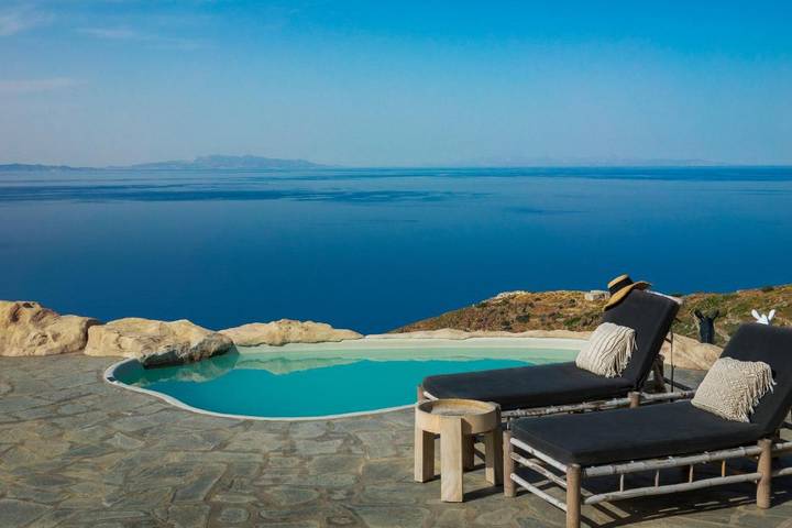 Villa für 4 Personen, mit Whirlpool und Pool sowie Garten in Griechenland