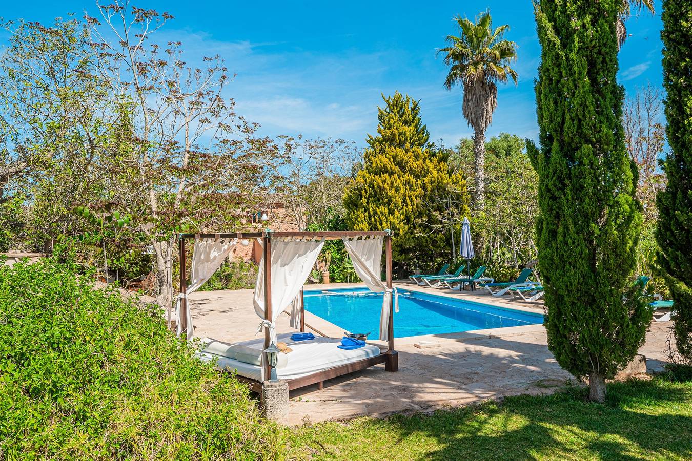 Ferienhaus 'Finca Can Xet' mit Bergblick, Pool und Wlan in Felanitx, Mallorca Süden