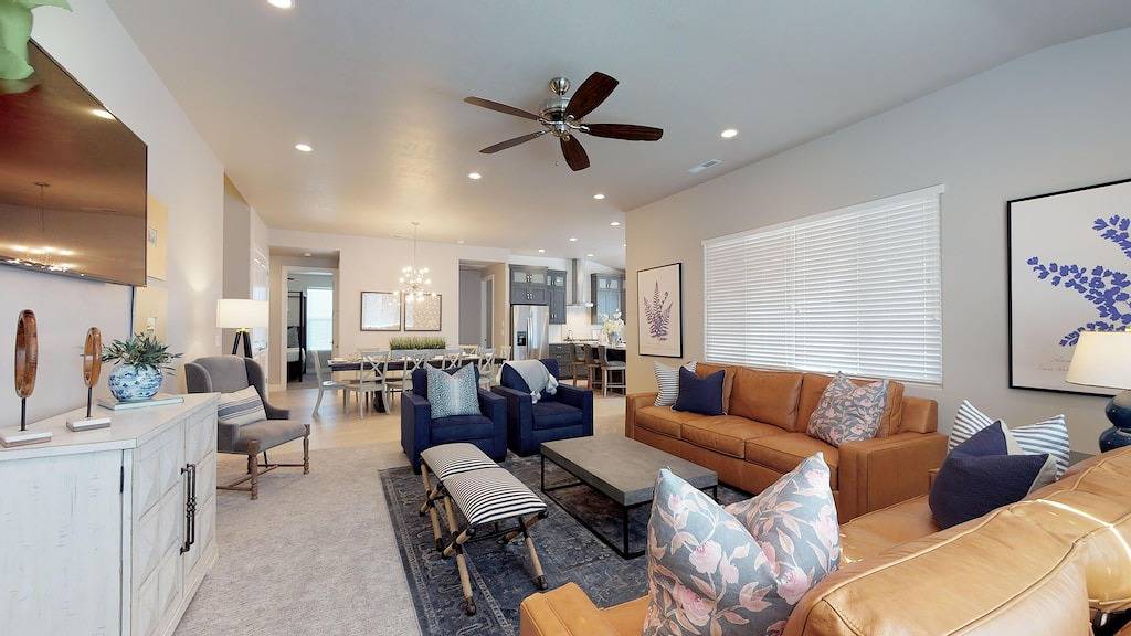 109 📸 Blick Auf Wasserpark + Dachdecke + Spielzeug & Spiele in Santa Clara (UT), Zion Nationalpark