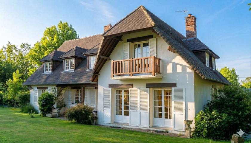 Location de vacances pour 3 personnes, avec jardin à Villedieu-les-Poêles