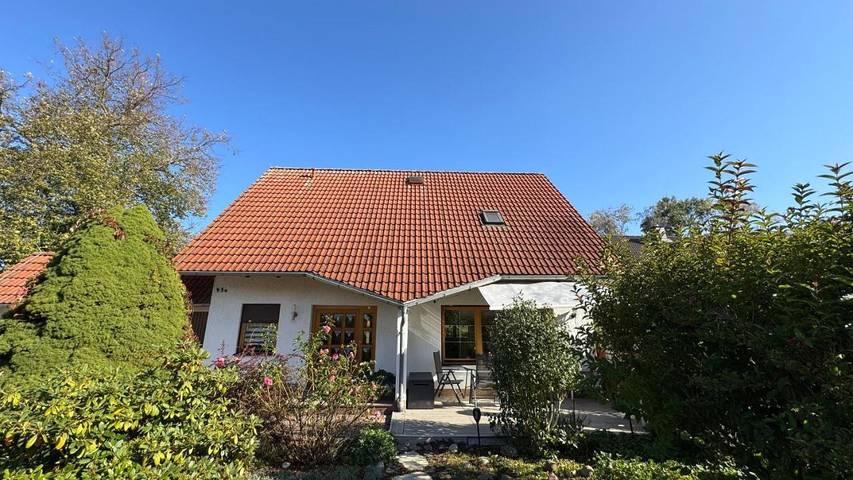 Ferienhaus für 6 Personen, mit Garten und Ausblick sowie Pool
