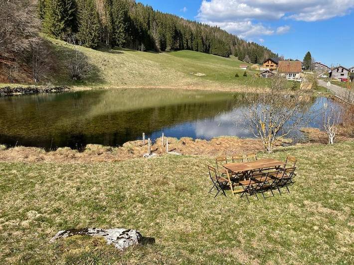 Maison de campagne pour 7 personnes, avec jardin ainsi que vue sur le lac et vue dans Lac des Rousses - 3