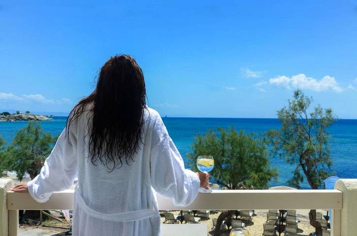 Chambre d’hôte pour 2 personnes, avec balcon et vue dans Naxos - 2