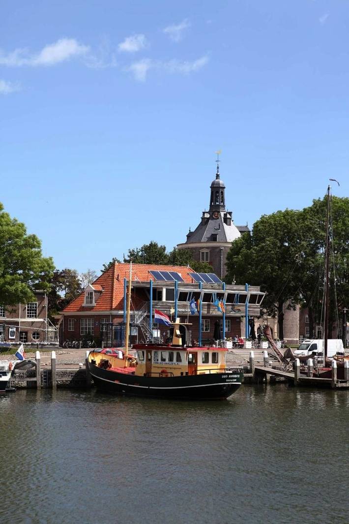 Ferienhaus für 9 Personen, mit Terrasse und Seeblick sowie Ausblick in Enkhuizen