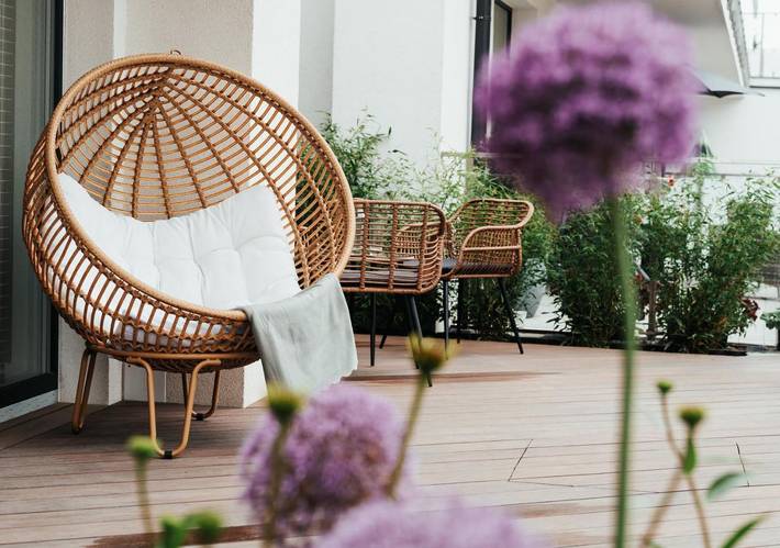 Ferienwohnung für 6 Personen, mit Garten und Seeblick sowie Ausblick - 1