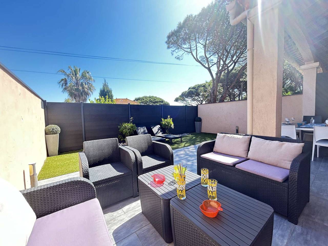 Villa Méditerranéenne 5 pièces, 8 pers, Terrasse, Jardin, Parking in La Nartelle, Sainte-Maxime