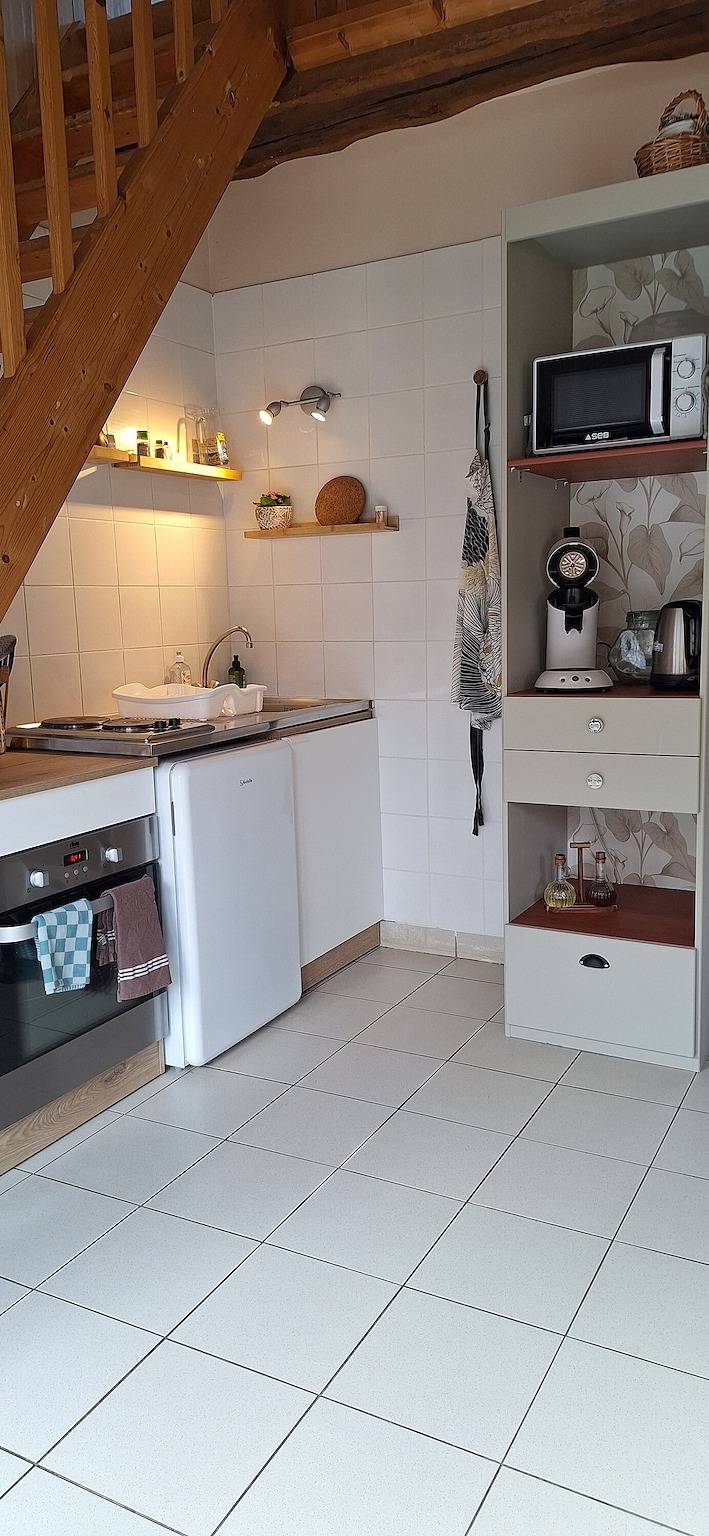 Ferienhaus 'La Maisonnette Du Meslay' mit privater Terrasse, Gemeinschaftsgarten und Wlan in Fyé, Sarthe