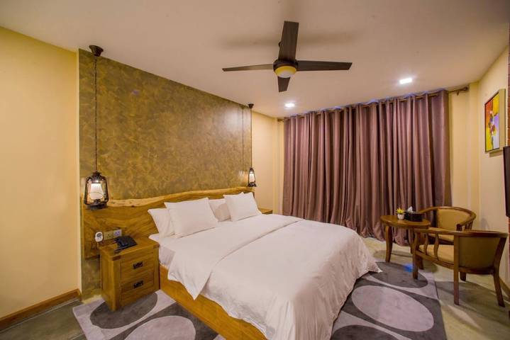 Hôtel pour 2 personnes, avec vue et bassin pour enfant ainsi que jardin et piscine dans Maldives - 4