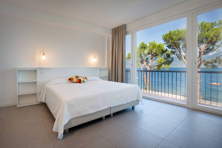 Location de vacances pour 4 personnes, avec Balcon et Vue sur le lac à Torri del Benaco