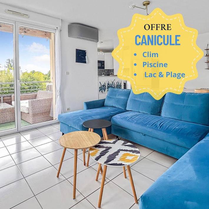 Gîte pour 4 personnes, avec Balcon ainsi que Terrasse et Piscine à Les Billaux