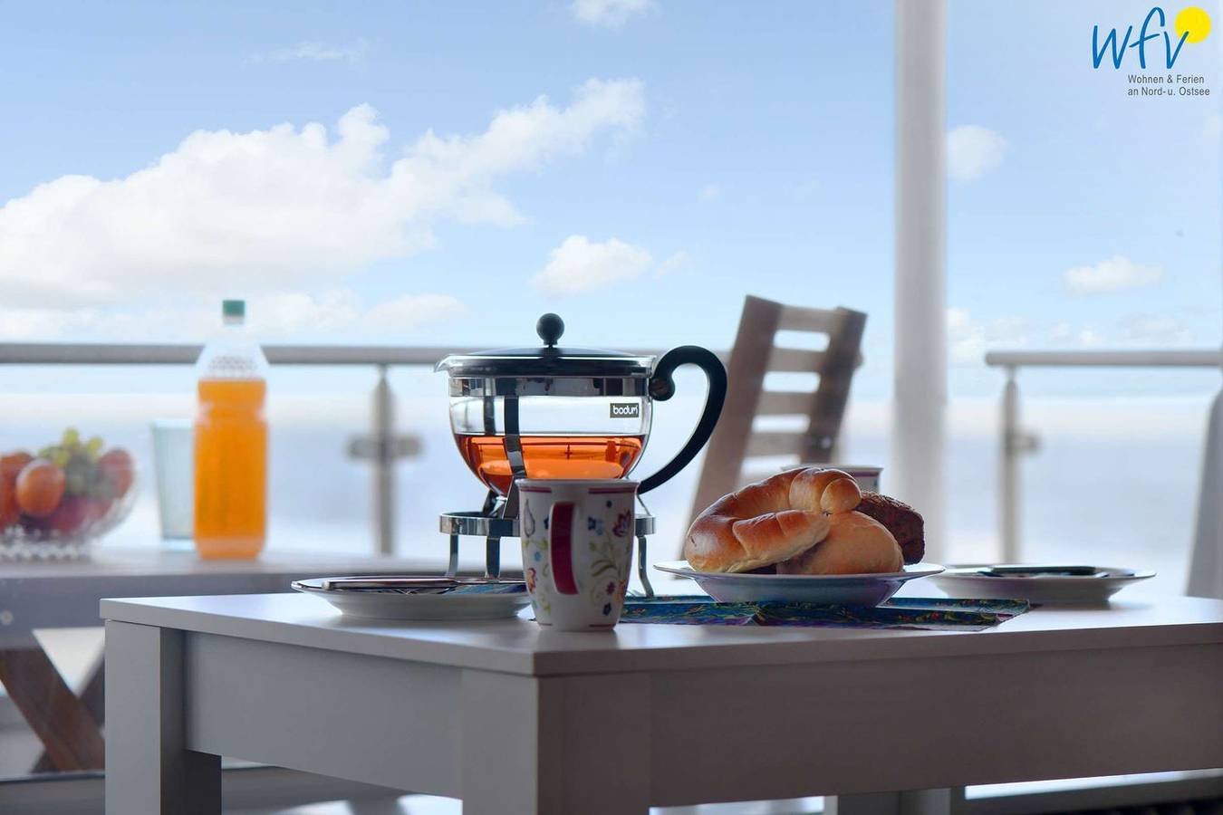 Ganze Wohnung, Apartment mit Meerblick, Terrasse, TV und Geschirrspüler - 100m bis Besame Mucho in Wangerooge