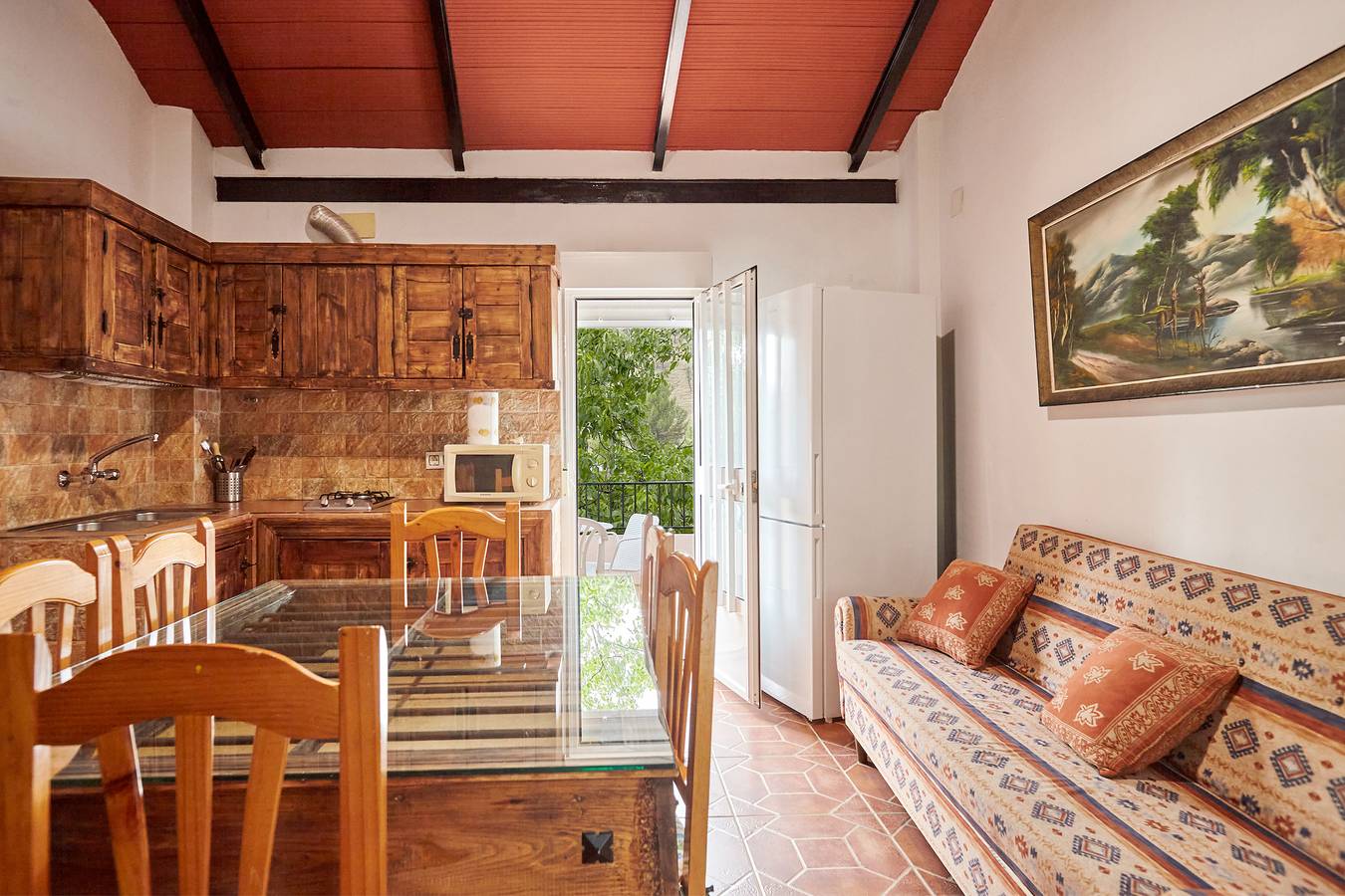 Casa Rural 'Cortijo De Las Flores 2' mit Gemeinschaftspool, gemeinsamer Terrasse und gemeinsamem Garten in La Iruela, Jaén Provinz