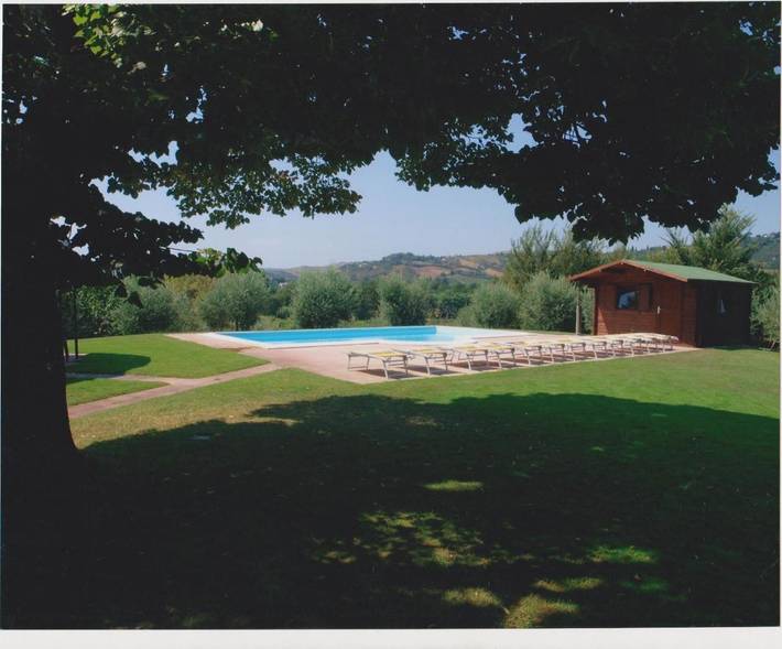 Stanza per 2 persone, con Terrazza e Giardino nonché Piscina e Sauna a Faenza