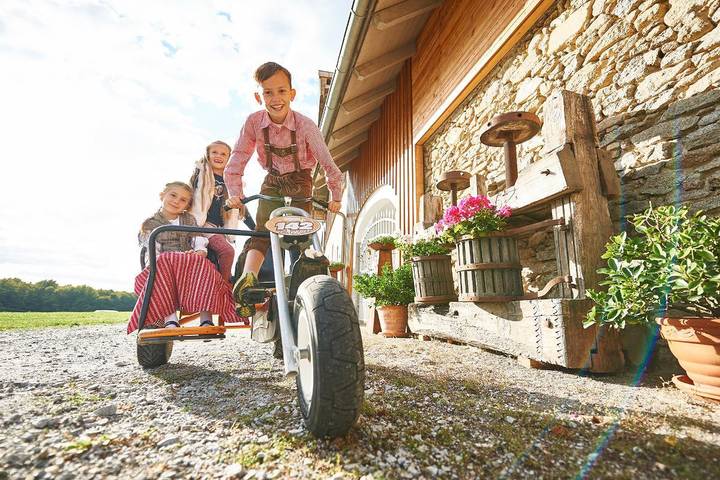 Ganze Ferienwohnung, Ferienhof Stetter - Ferienwohnung Edel  & Weiß in Schöllnach, Ostbayern