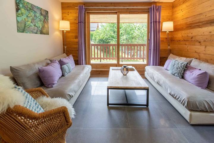 Gîte pour 8 personnes, avec terrasse dans Meribel Village