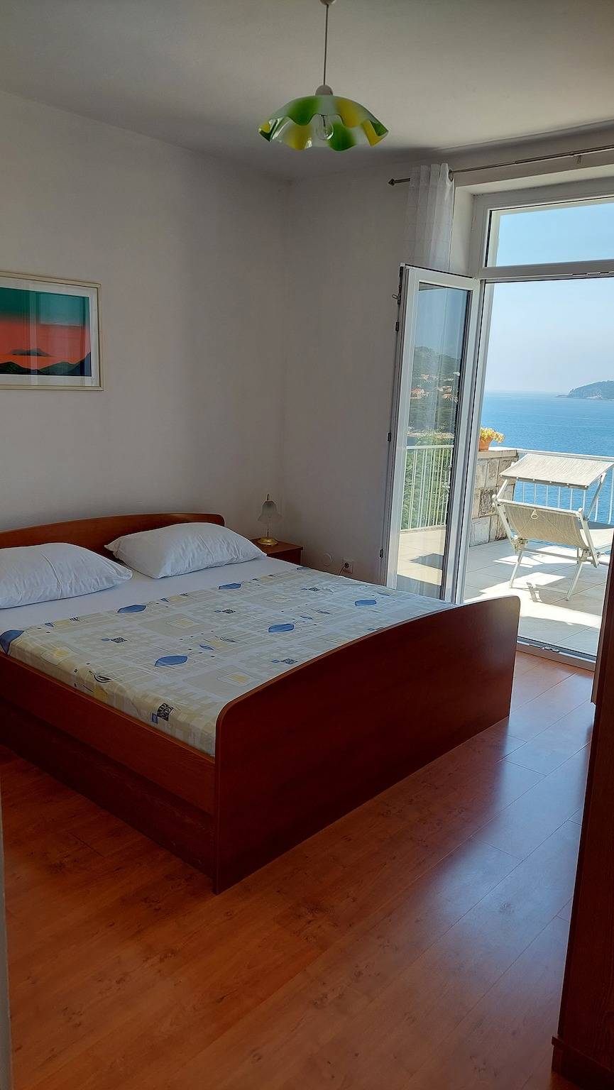 Ganze Wohnung, Ferienwohnung für 4 Personen mit Meerblick in Zaton, Grad Dubrovnik