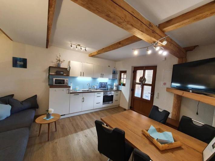 Ferienwohnung für 4 Personen, mit Terrasse und Garten