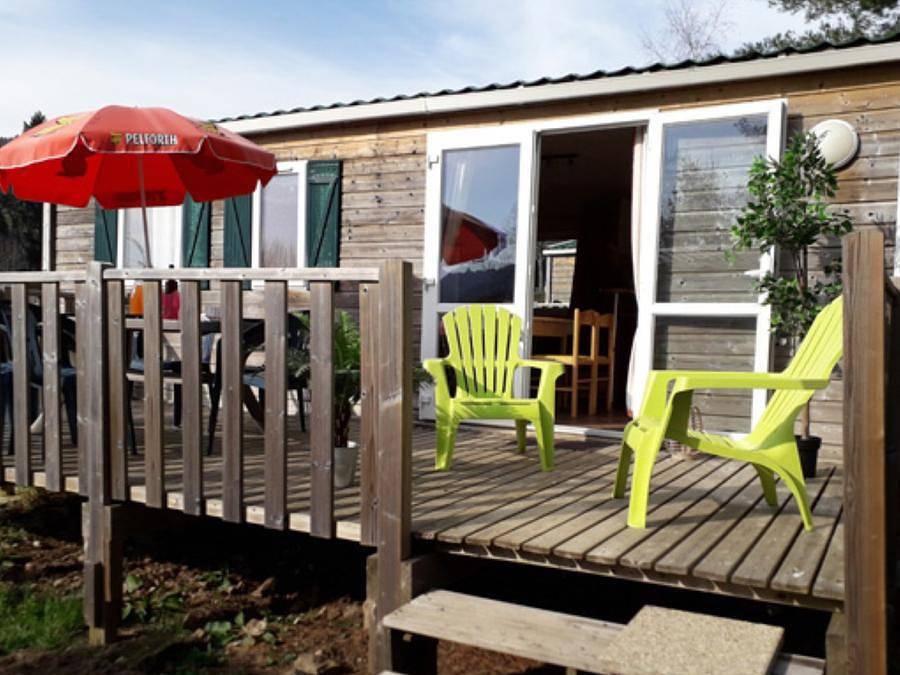 Camping la Marmotte - Mobilhome 6 personnes - Mobil-home - 36 m² - 3 chambres in La Bourboule, Parc naturel régional des Volcans d'Auvergne