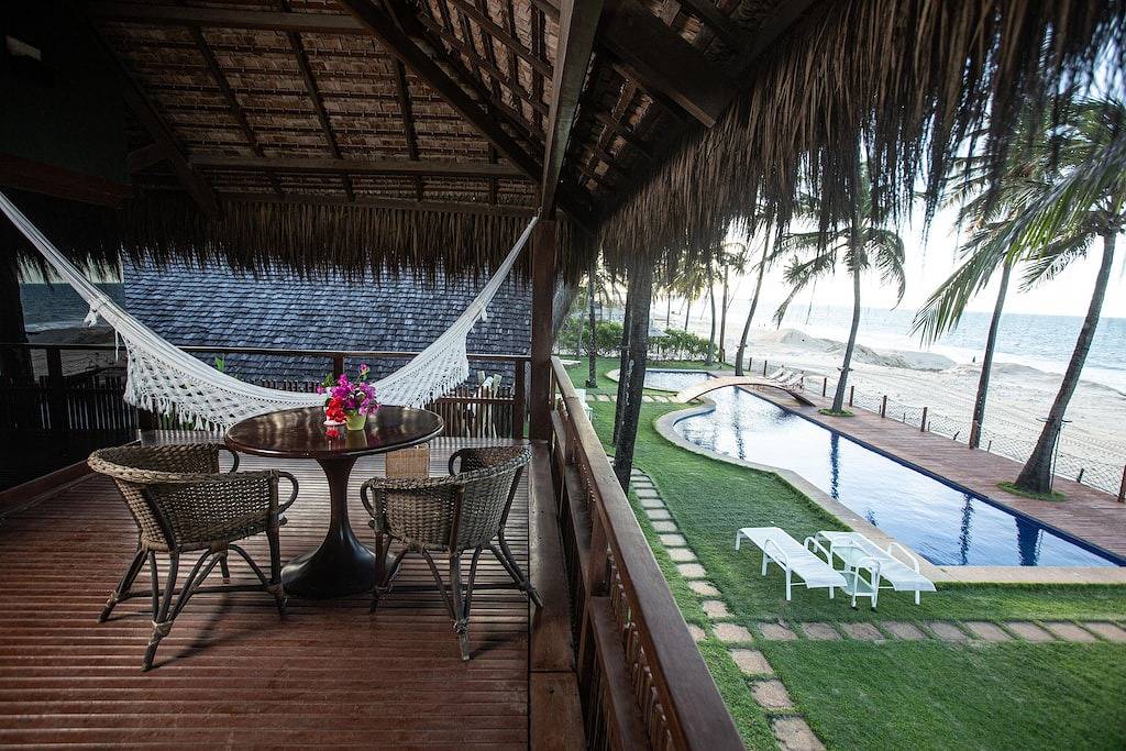 Casa Pé (Pe) im Sand, in der Nähe des Dorfes Cumbuco, neuartiges Szenario in Caucaia, Litoral Cearense