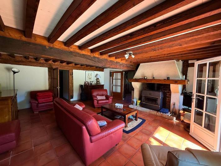 Location de vacances pour 8 personnes, avec terrasse et jardin ainsi que piscine et vue, animaux acceptés à Luxey - 2