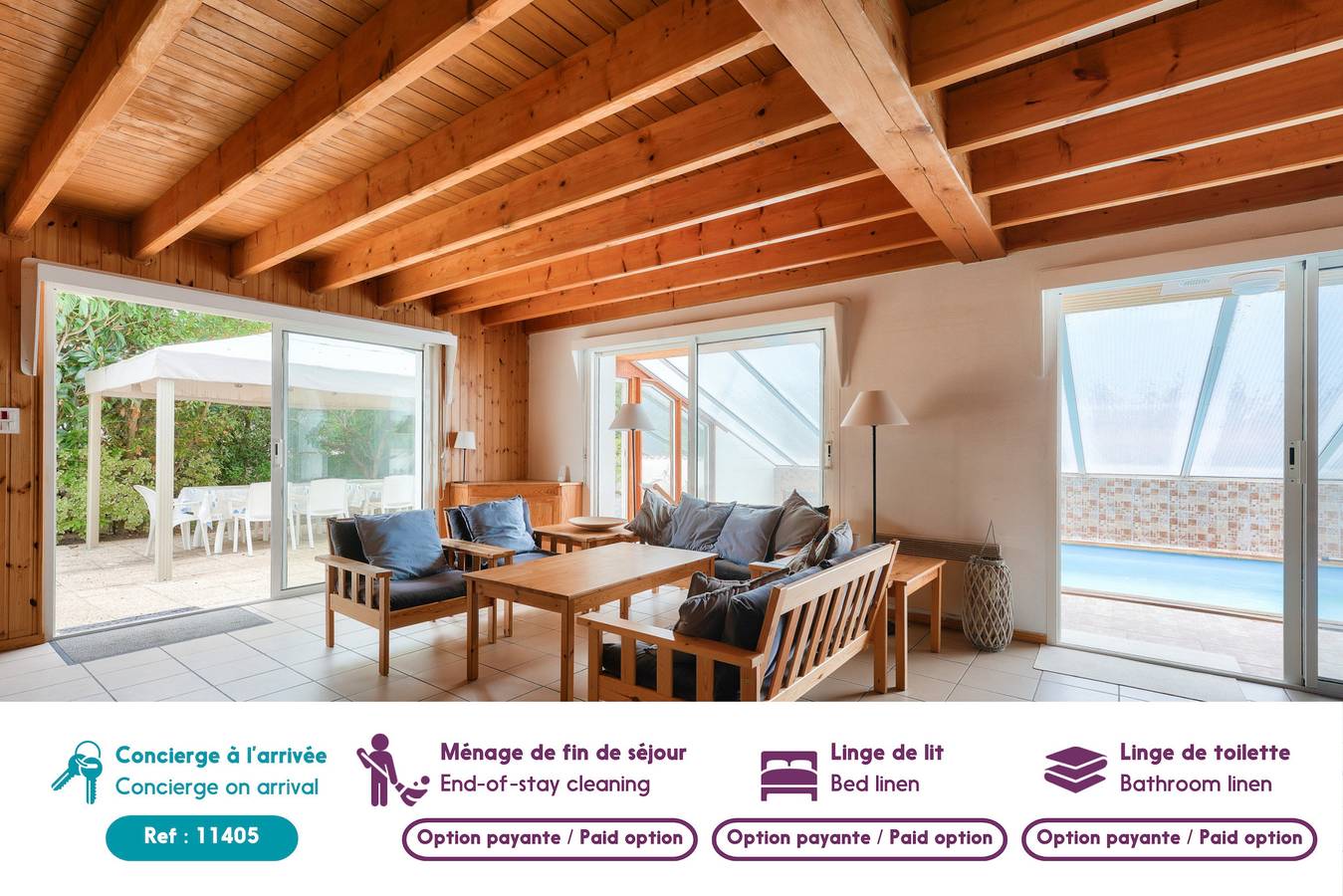 600 m vom Meer entfernt, Haus für 8 Erwachsene / 3 Kinder in L'Aiguillon-la-Presqu'île, Vendée