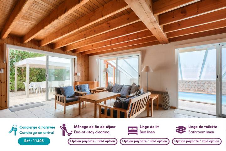 Location de vacances pour 11 personnes, avec terrasse et jardin, animaux acceptés à La Faute-sur-Mer - 3