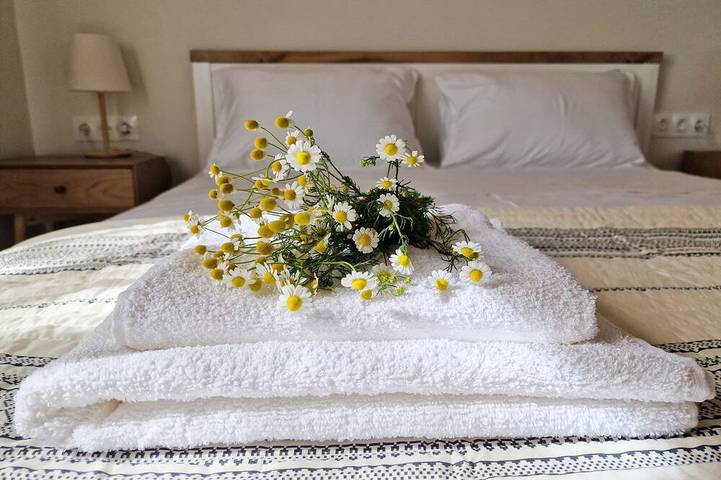 Maison de vacances pour 4 personnes, avec jacuzzi et piscine