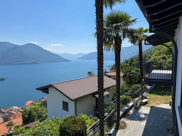 Ferienhaus für 4 Personen, mit Garten und Ausblick sowie Seeblick und Terrasse im Ticino - 3