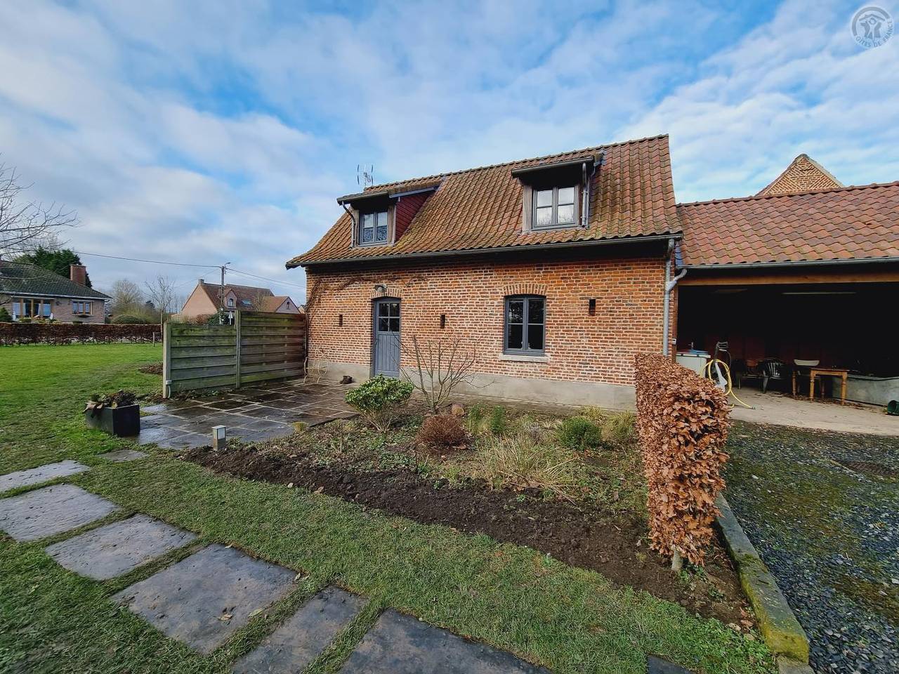 La petite maison des Prés de la Fontaine in Orchies, Département Nord