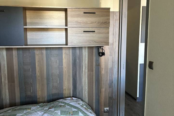 Ganze Wohnung, 200m vom Strand Wohnung mit 2 Schlafzimmern, großem Balkon, Privatparkplatz, ideal für Paare mit Kindern in Le Barcarès, Côte d'Améthyste