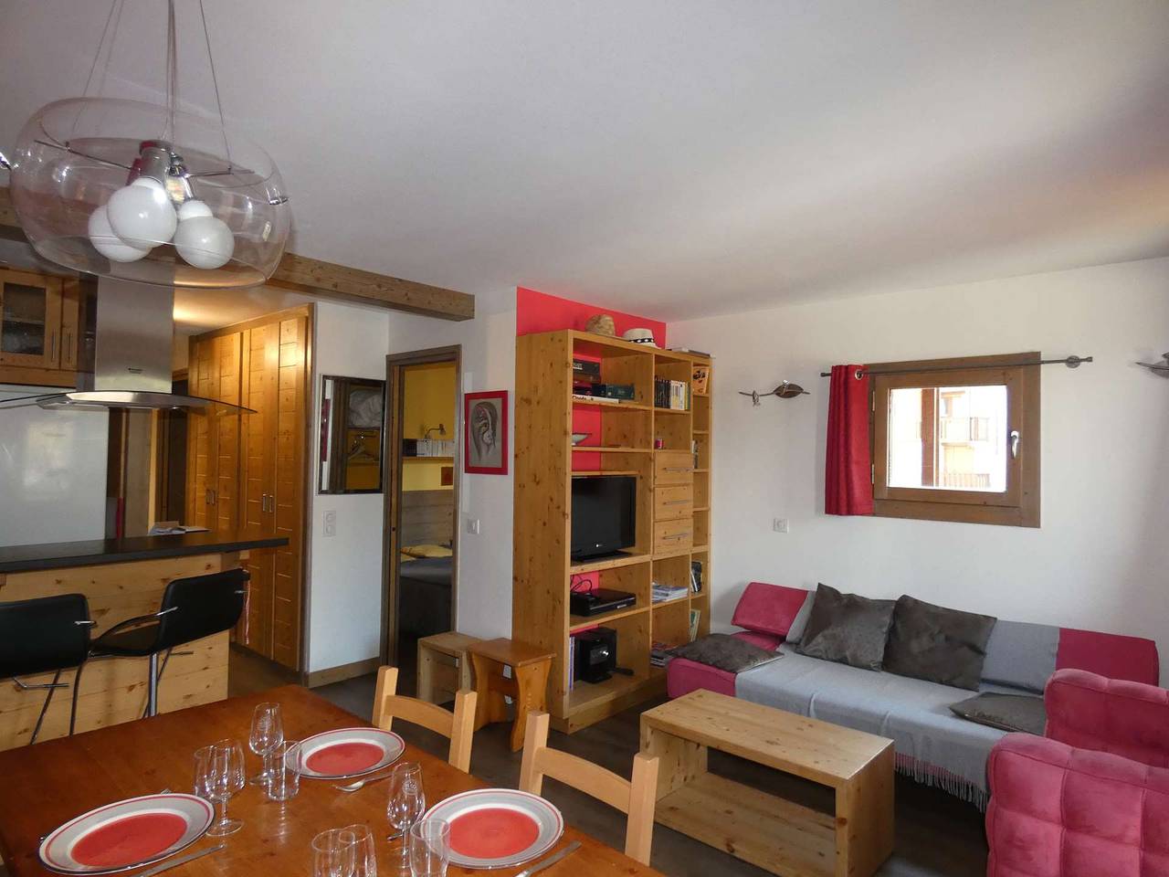 Appartement de vacances entier, La Lauzière-Dessous 39 - Agréable 2 pièces, au pied des pistes in Valmorel, Les Avanchers-Valmorel