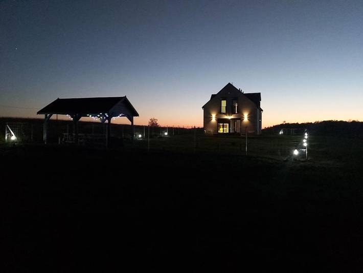 Dom dla 8 osób, z ogród i widok oraz taras i sauna w Grunwald