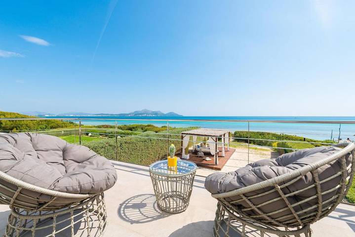 Ferienhaus für 6 Personen, mit Terrasse und Ausblick in Playa de Muro
