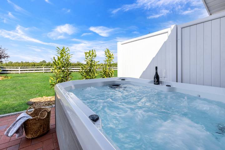 Ferienhaus für 5 Personen, mit Whirlpool und Terrasse sowie Garten und Sauna auf Fehmarn